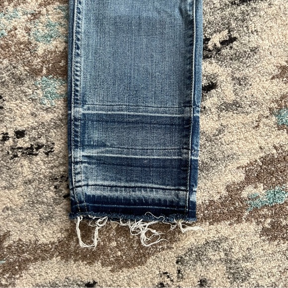 7 for All Mankind Ankle Straight Blue Jeans - Picture 3 of 7